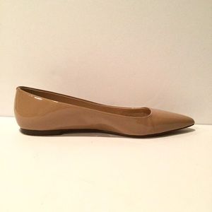 J. CREW VIV NUDE PATENT FLATS